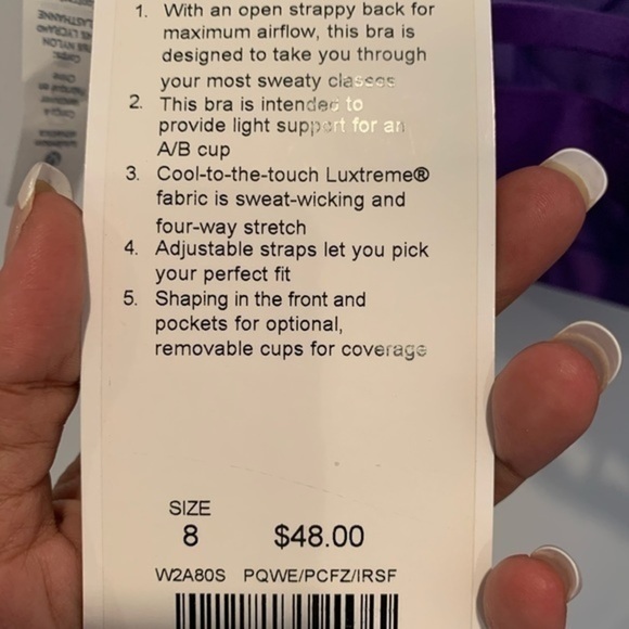 Lululemon Shala Bra NWT - Picture 6 of 6